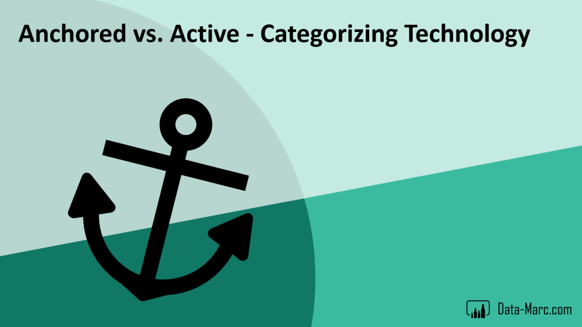Anchored vs. Active – Categorizing Technology