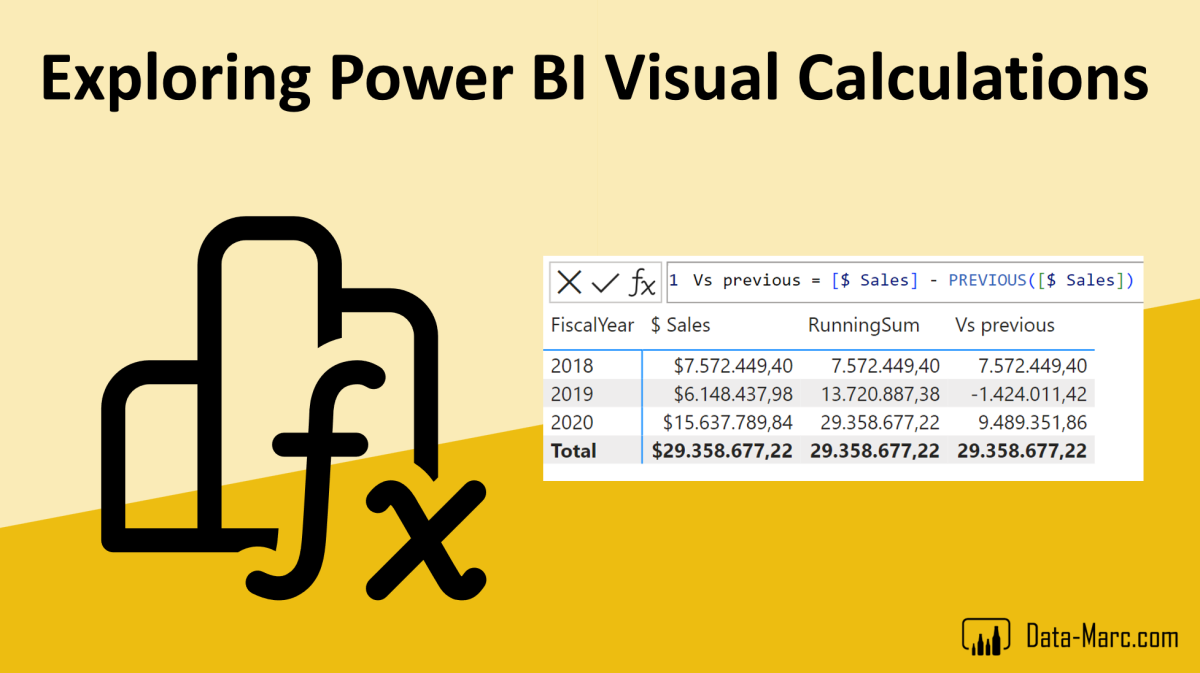 Exploring Power BI Visual Calculations
